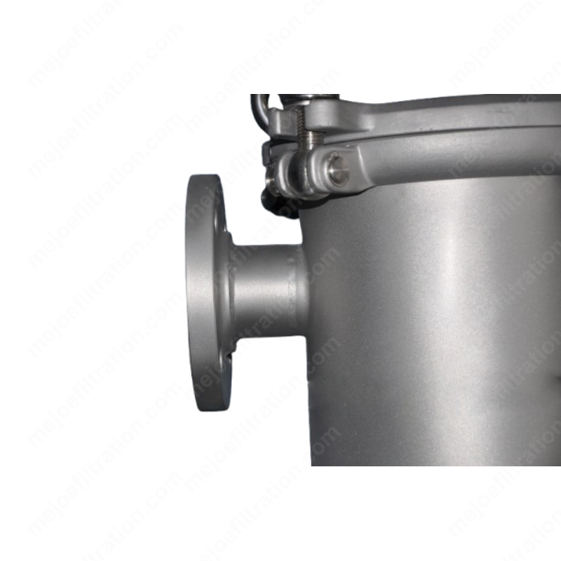 Single bag filter housing side-in, quick-open cover