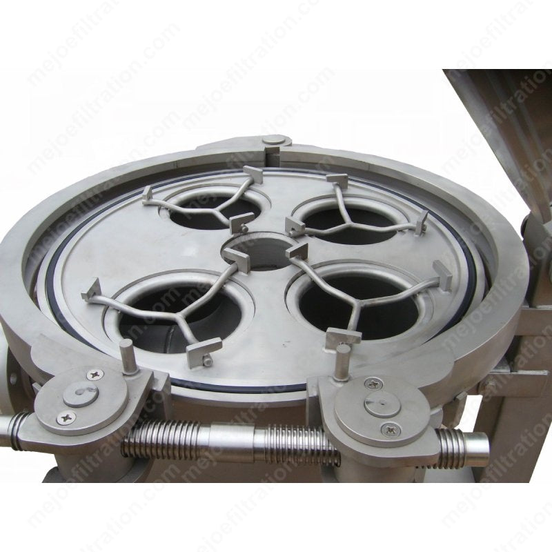 V-Band Clamp Quick-Open Multi-Bag Filter Housing